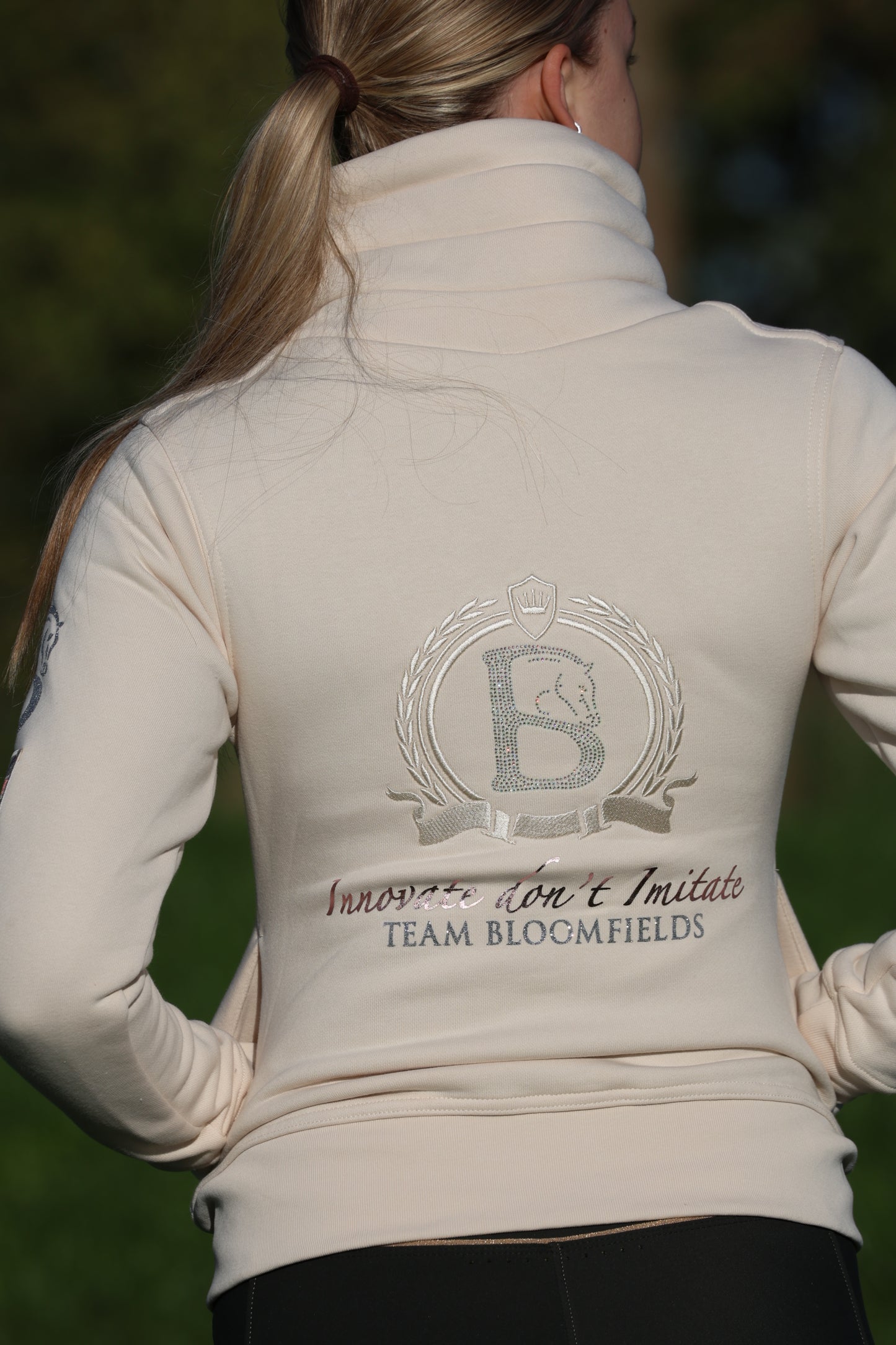 Sabrina Winter White Ruffle Collar Team Jumper
