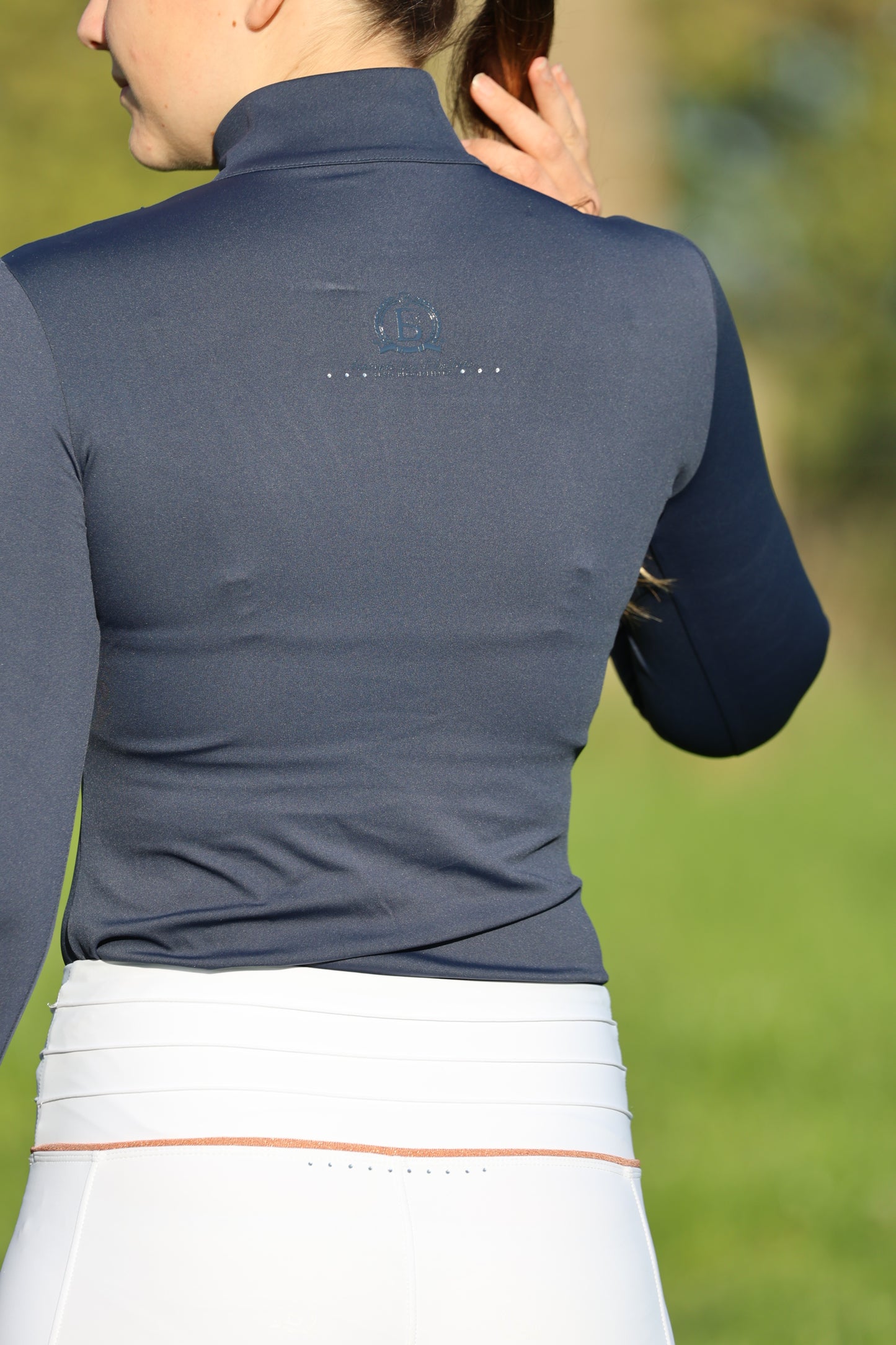 Maya Adults Pleated Base Layer - Navy