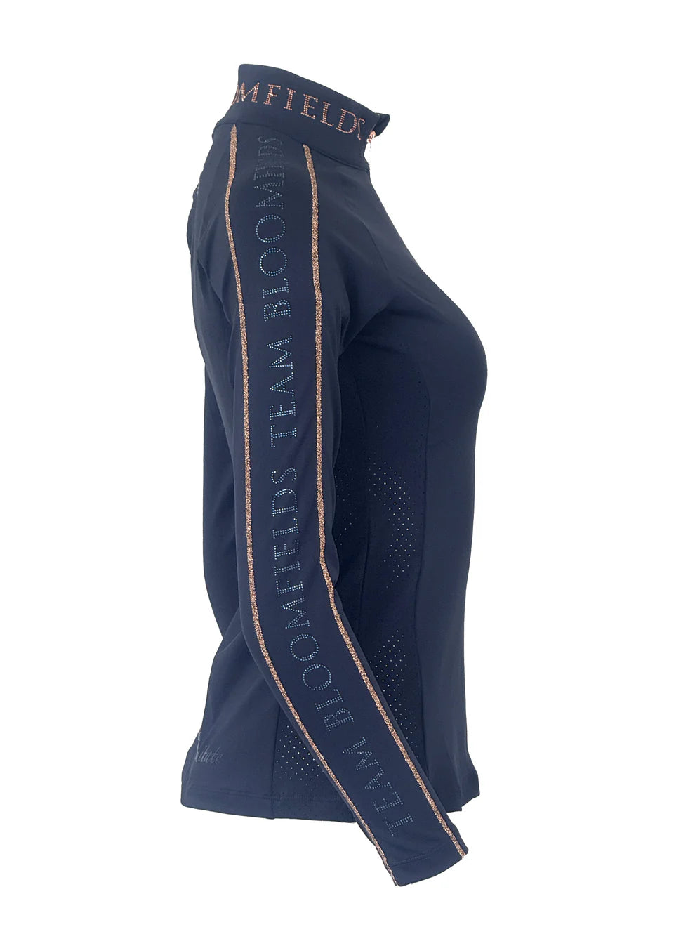 Chloe Navy Crystal Base Layer With Long Sleeves