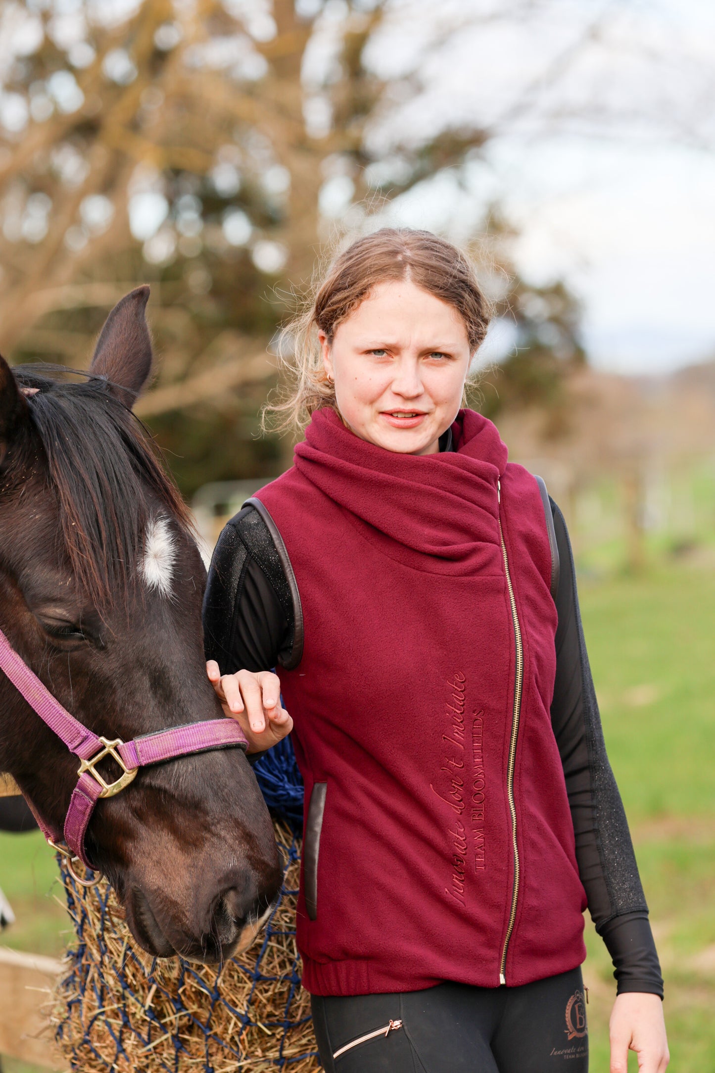 Sienna Country Fleece Mulberry