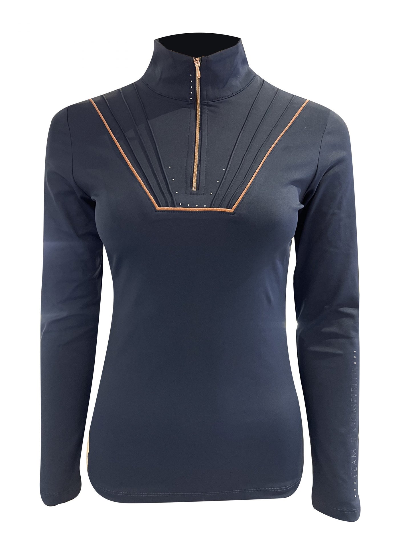 Maya Adults Pleated Base Layer - Navy