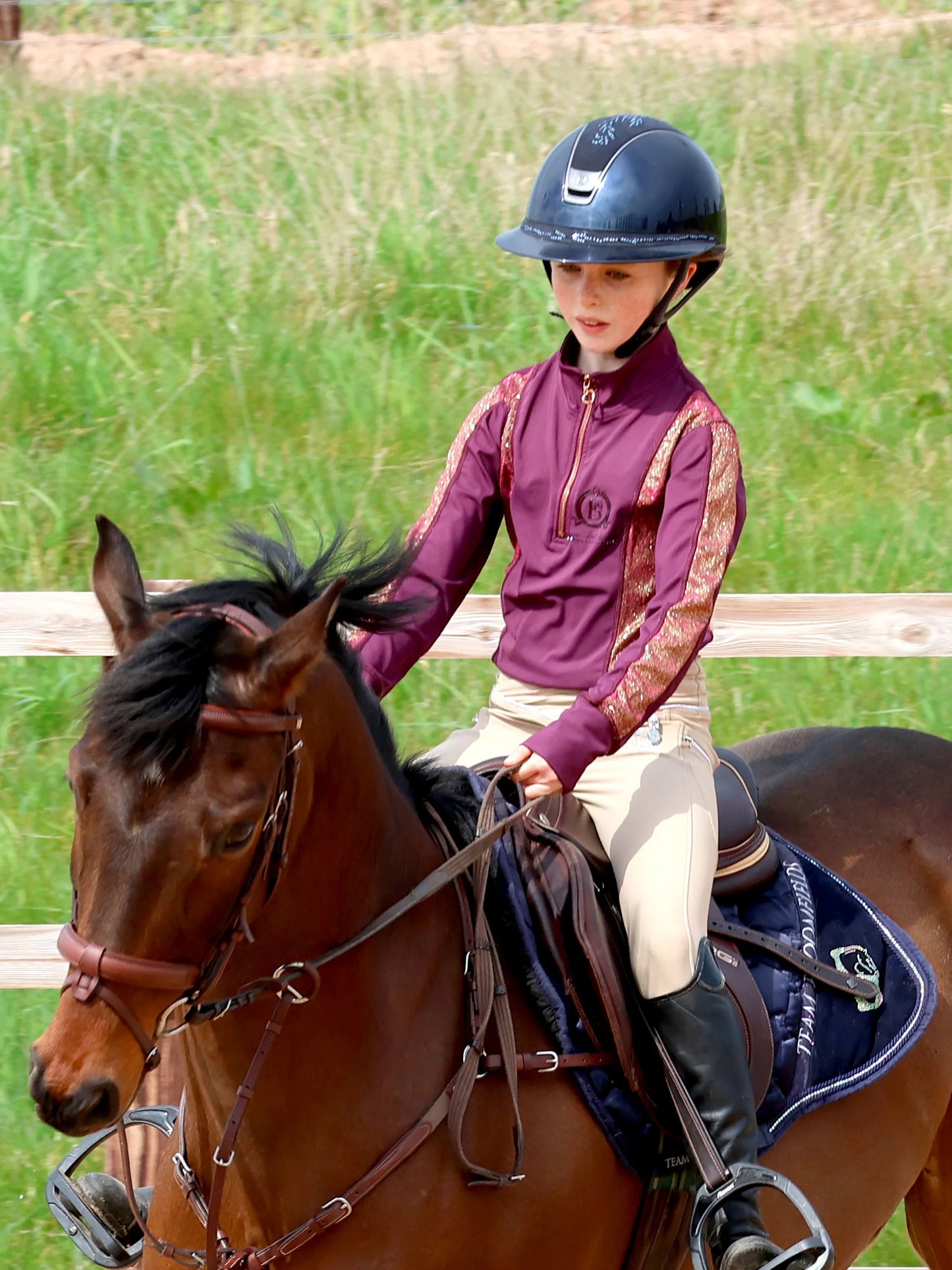 Glimmer Mulberry Base Layer