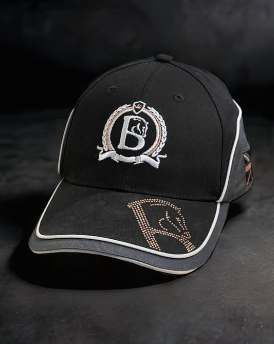 Sparkle Black Grey and Rose Gold - Baseball Cap