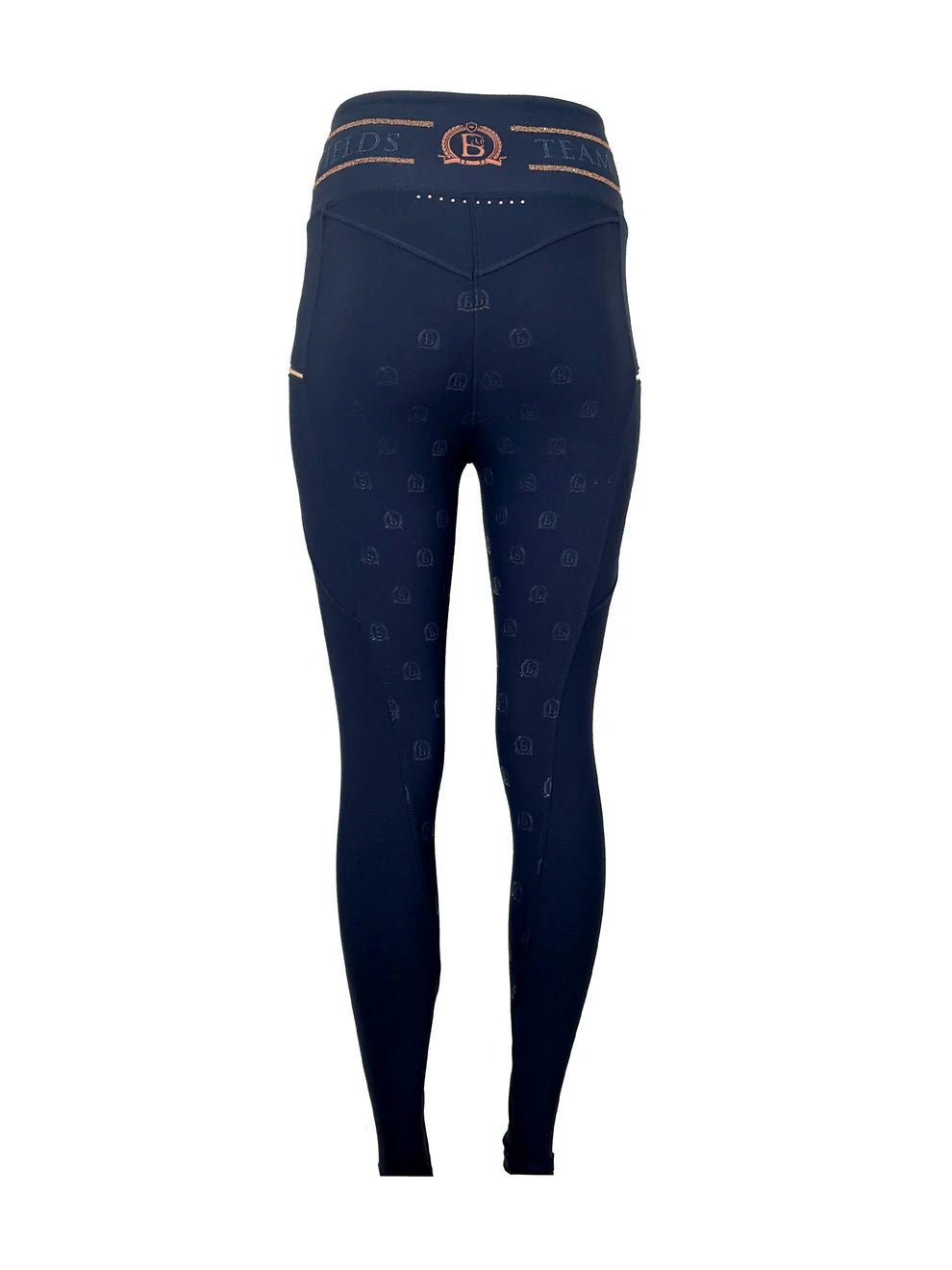 Celeste Navy Crystal Leggings