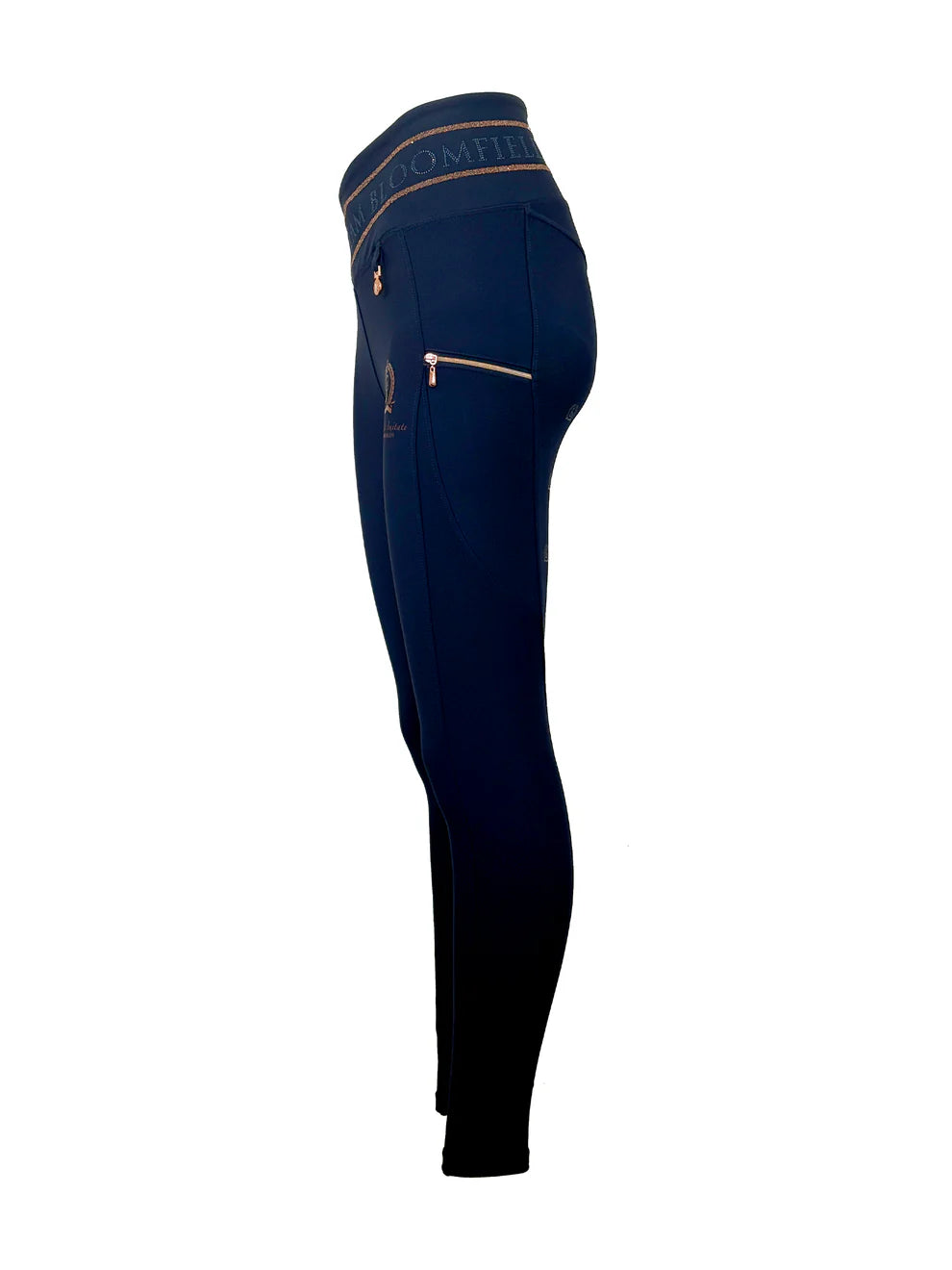 Celeste Navy Crystal Leggings