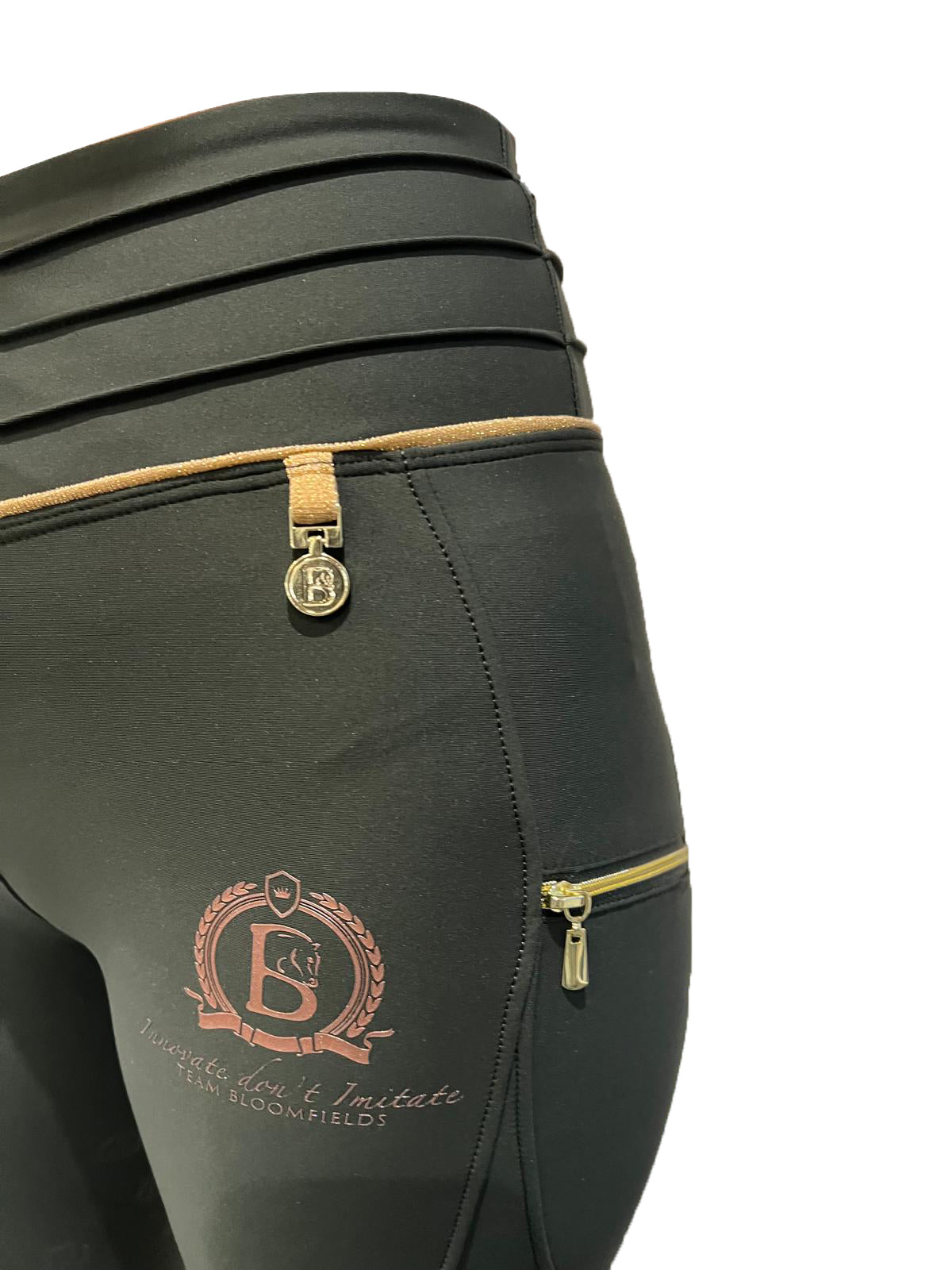Maya Ultra High Pleated Leggings - Olive